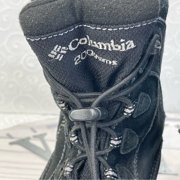 Columbia Bugaboot Snow Boots Weatherproof Size 7 Youth Boys Girls Kids Black - Picture 4 of 13